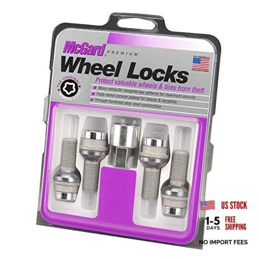 28032 Chrome Bolt Style Radius Seat Lock Bolt Set (M14 x 1.5 Thread Size) –