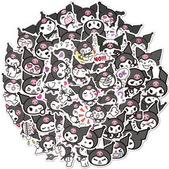 50Pcs Kuromi Stickers Pack Cute Stickers for Kids Teens Adults Waterproof Vinyl