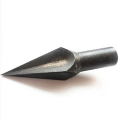12pcs DIY 220gr Tradition Hunting Bamboo Wooden Arrow Tips Broadheads Bore 3/10″