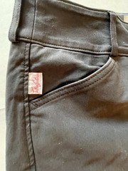 Tailored Sportsman Black English Riding Breeches Full Seat Hunter Jump USA 34×27