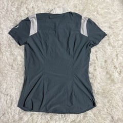 Women’s Large Blue/White Vestrum Short Sleeve Horseback Riding Show Shirt