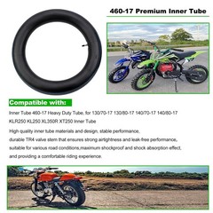 460-17 Inner Tube 130/80-17 Motorcycle Heavy Duty Tire Inner Tube for 130/70-17