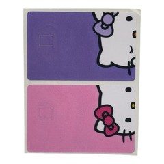 SANRIO HELLO KITTY PINK & PURPLE Credit Debit Bank Card Skin Cover SET LOT 2PCS