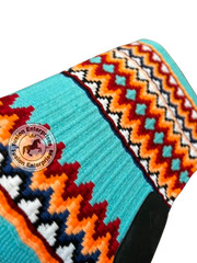 Western Show Horse Saddle Blanket New Zealand Wool Design Handmade Saddle pad