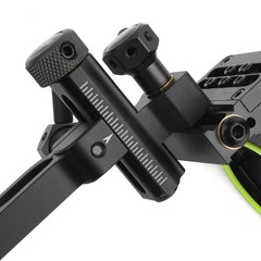 5Pin CompoundBow Sight 0.019" Micro Fiber Adjustable 4X 6X 8X Lens Archery