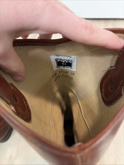 These Frye Melissa Button Riding Boots in Cognac Brown US 7.5B 4001 K 11