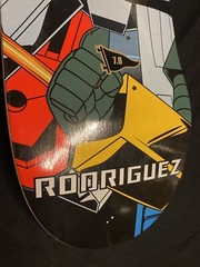 RARE SIGNED Paul Rodriguez Transformers Optimus Prime Primitive Skateboard Deck