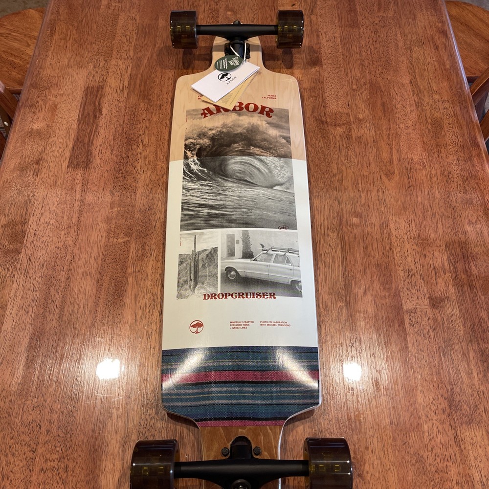 Arbor Dropcruiser Photo Performance Longboard Complete – 38 in x 9.75 in / New