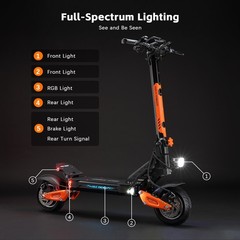 Halo Knight T102 E-Scooter 1200W 21Ah 10″ Electric Scooter Foldable 50km/h USA