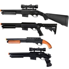 DOUBLE EAGLE M47 Single-Shot Spring Powered Pump Action Airsoft Shotgun
