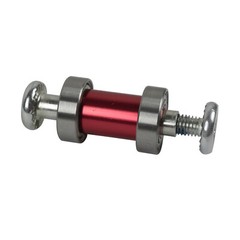 8 Red Aluminum Spacers for Inline skate wheels for MICRO bearings & 6mm axles
