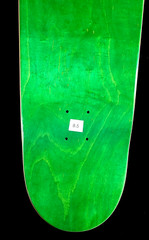 Slushcult Green Logo Fullsize Normal Skateboard 8.5″ Deck Slush Cult