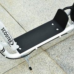 Dual Brakes Kick Scooter 12-Inch Inflatable Front Wheel Ride On Toy For Age 5+