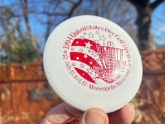 1994 United States Open New Wham-O MINI Disc Golf #44 (Free Frisbee Pin)