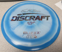 DISC GOLF DISCRAFT ESP BUZZZ 175-176g BLUE SWIRLY W/ MONEY FOIL 5X Paul McBeth