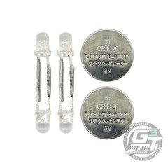 LEDiscLights LED LIGHT 2 PACK For Disc Golf at Night – PICK YOUR COLOR
