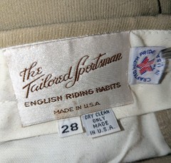Tailored Sportsman Vtg English Horse Breeches Equestrian Riding Pants Suede A+!