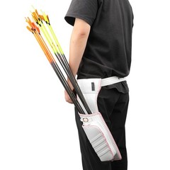 Leather Arrow Quiver Belt Waterproof Durable Bow Hunting Shooting Target Archery
