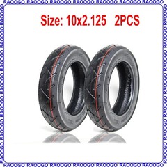 2 PCS 10×2.125 Tire fit 10×2 Thick Rubber for Electric Scooter