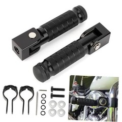 Universal M8 Motorcycle Foot Pegs – 90 Degree Foldable Footpegs CNC Anti-Skid