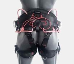 New Arborist Saddle Tree Climbing Half Body Harness Rope Bridge Caving Rescue
