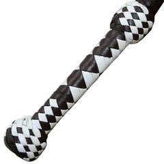 Indiana Jones Cow Hide Leather 04 Feet Long 12 Plait Weaving Bull Whip Brown