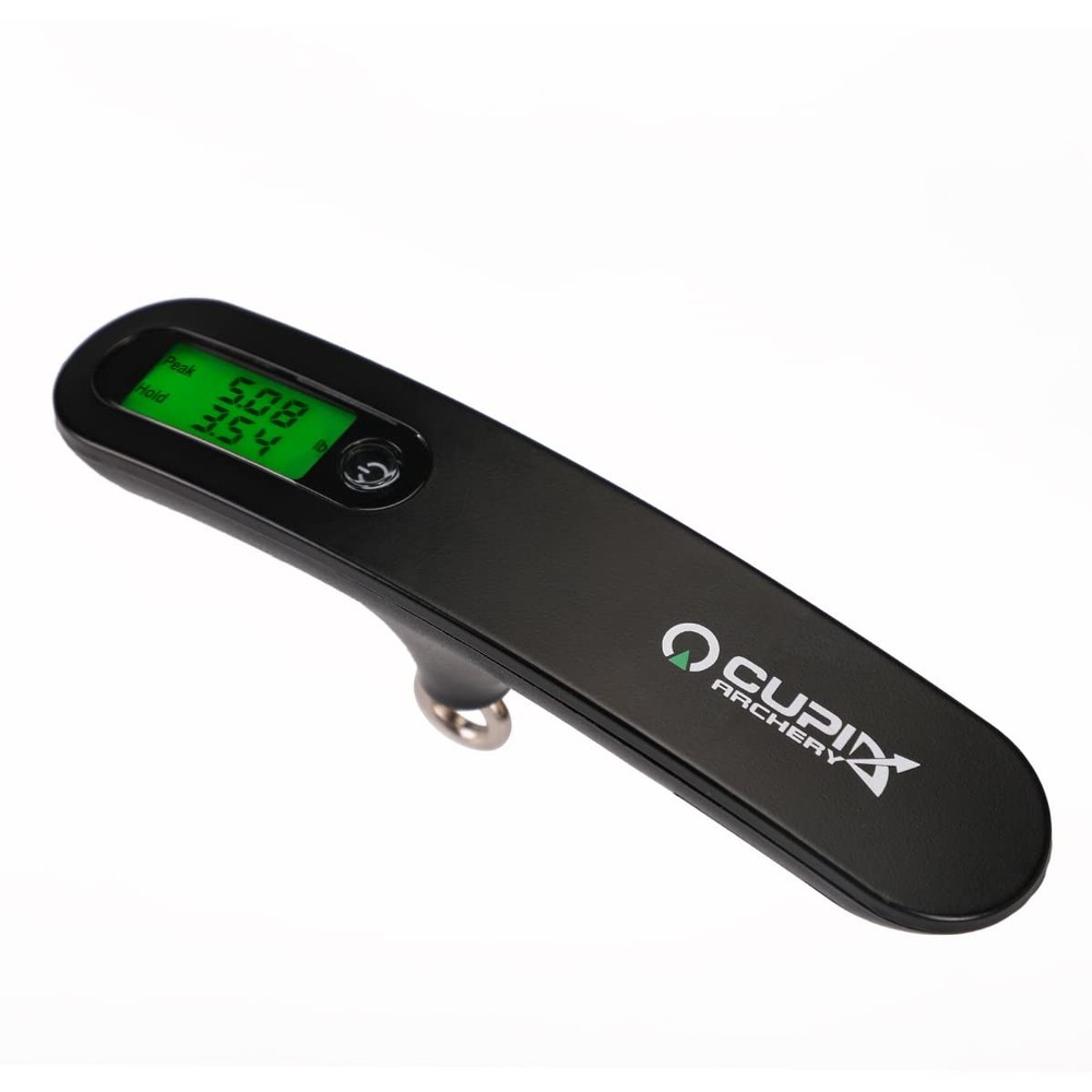 Digital Bow Scale,110 lbs High Precision Archery 15 x 5.5 x 3 cm, Black