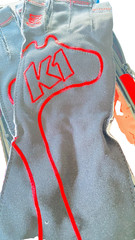 K1 RaceGear 13-RS1-R-S Reverse Stitch Kart Racing Gloves Size – SMALL Red/Black