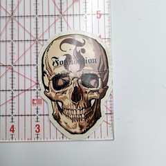 Foundation Skateboards Skull Sticker Decal VTG 90’s Skate Logo Graphic Decal NOS