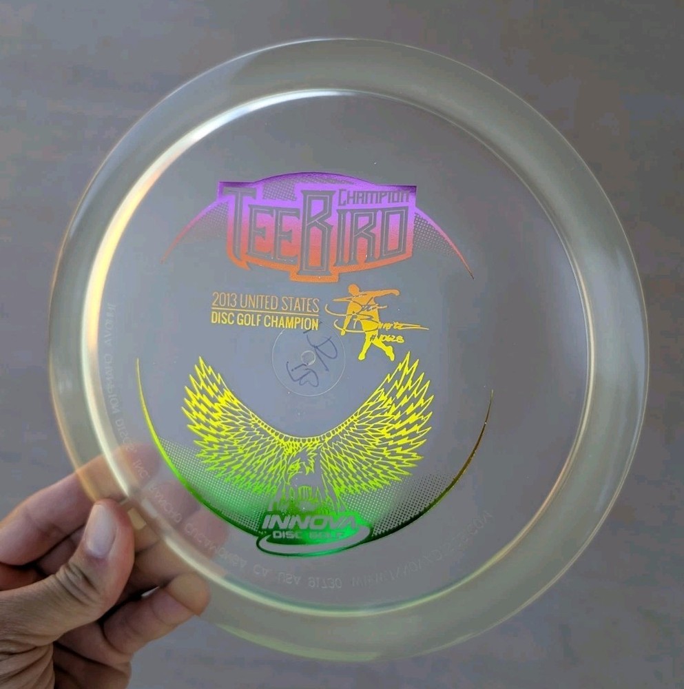 Ice Clear BRINSTER Champion Teebird Innova Disc Golf NEW 175g Penned