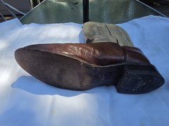 Mens Tony Lama Brown Genuine Ostrich Skin Western Cowboy Boots
