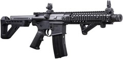 Crosman DPMS SBR Full Auto BB CO2 Powered .177 Cal Black Air Rifle (Refurbished)