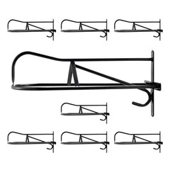 Wall Mount Saddle Rack with Pad Bar 8 Packs Horse Saddle Rack Stand