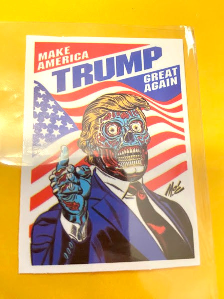 Trump «Great Again»-Sticker-Die Cut-MAGA-1.75″ x 2.6″-Skateboard Sticker-New