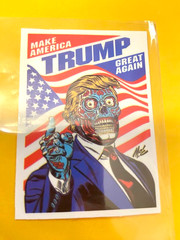 Trump «Great Again»-Sticker-Die Cut-MAGA-1.75″ x 2.6″-Skateboard Sticker-New