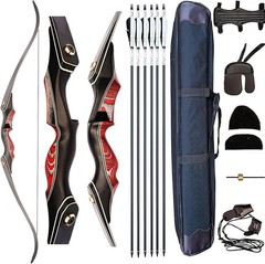 Recurve Bow and Arrow Set, Newset Professional Aldults Archery Hunting Bow Ki…