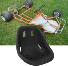 FOR Go Kart Large Size Seat Backrest Ergonomic Design Black ABS