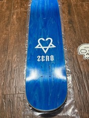 Bam Margera Heartagram Skateboard Deck Signed Autographed Purple New 8.25 Zero