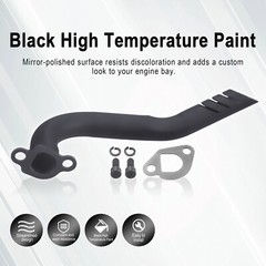 Exhaust Pipe Header For GX160 GX200 Coleman CT200U BT200X KT196 Go Kart