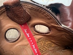 Tony Lama Women’s Western Cowboy Cowgirl Boots US 8B Brown Red Leather Stitch