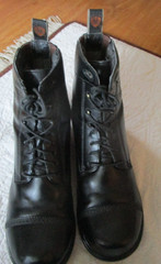 WOMENS ARIAT 10B BLACK STYLE 10000801 HERITAGE PADDOCK LACED UP BOOTS