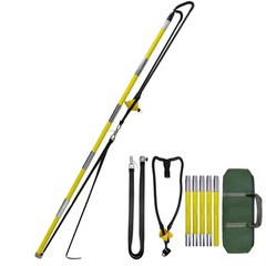 Arborist Throw Line Rope Launcher Slingshot Kit Long Pole Trigger Yellow