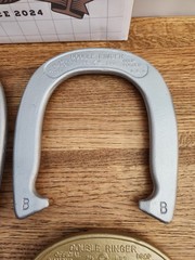 Diamond Double Ringer 2-1/2 LB Horseshoes A & B, Set Of 4, Made In USA