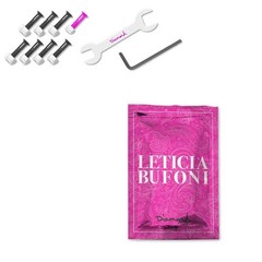 Diamond Supply Skateboard Mounting Hardware Leticia Bufoni Black/Pink 7/8″ Allen