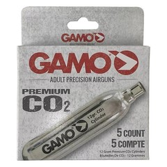 Case of 12 – Gamo 12 Gram CO2 Cartridges (5 Count) Wholesale Bulk Lot – 60 Total