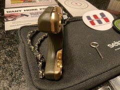 Limited Edition SimpleShot Slant Spartan #51/320, G10, Brass. Slingshot