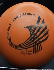 VERY RARE 1983 Ben-Wal Kitty Hawk Soft Touch 1 stamp Orange Disc Golf 174g