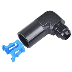 6AN Male to 3/8″ SAE Quick-Disconnect Female 90 Degree 6AN to 3/8 90 degree