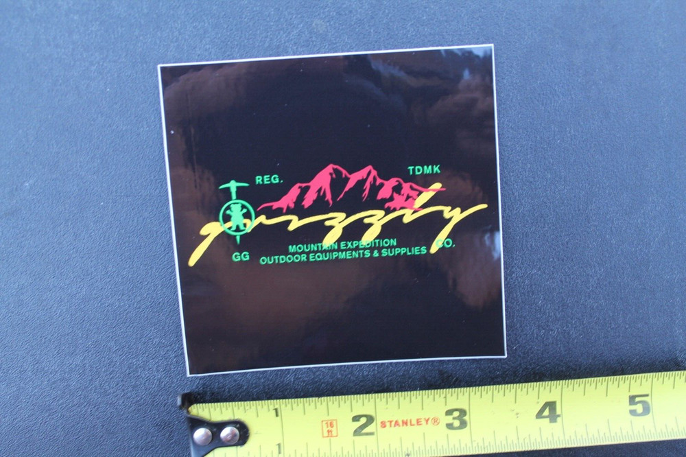 Grizzly Skateboards Griptape LRG Mountain Z58B Original Skateboarding STICKER