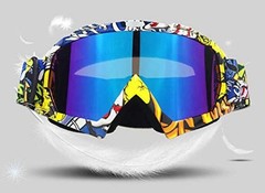 Motocross Motorcycle Goggles Bike Off Road Racing Yellow-red-blue Multicolor